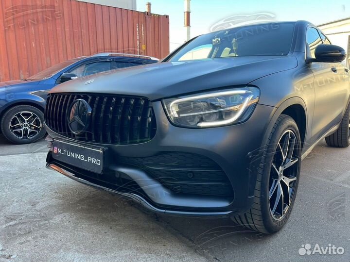 Решетка GT Mercedes GLC X253 рест AMG