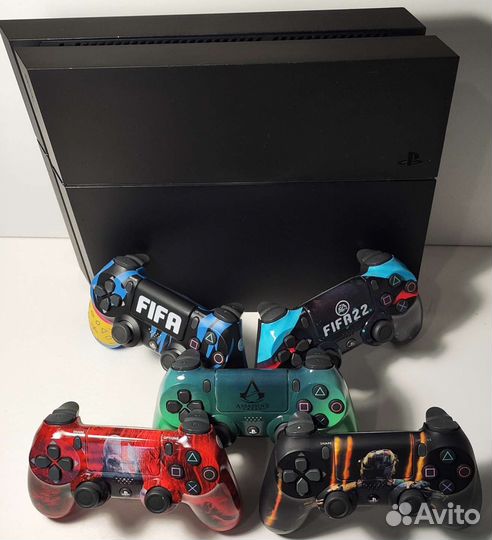 Sony PS4 1тб+998игр+Fifa23