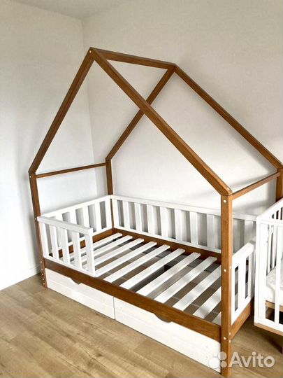 Детская кровать домик кроватка детская