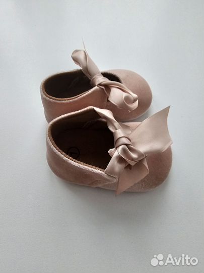 Пинетки бархатные