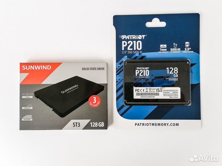 SSD 128 GB, 256 GB, 512 GB, 1 TB Новые