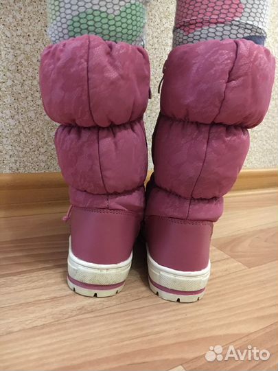 Зимние сапожки детские на девочку