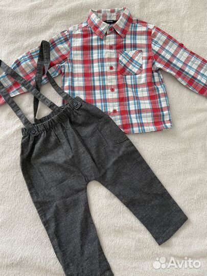 Пакет вещей next, m&s, zara и др на мальчика 92-98