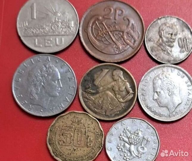 150 Без Повторов, Монеты Мира,Большая коллекция