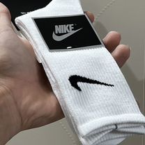 Носки nike высокие белые