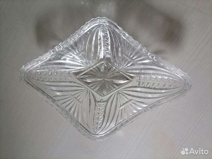 Вазы розетки хрустальные салатники СССР