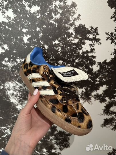 Кеды Adidas Samba x Wales Bonner Leopard