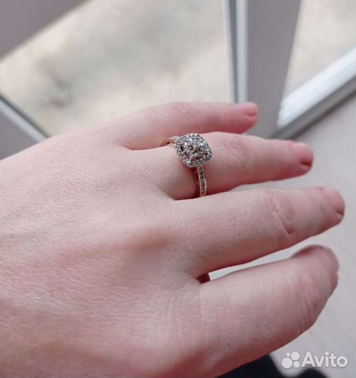 Золото бриллиантами 585