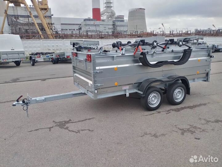Двухосный прицеп с тентом под категорию В