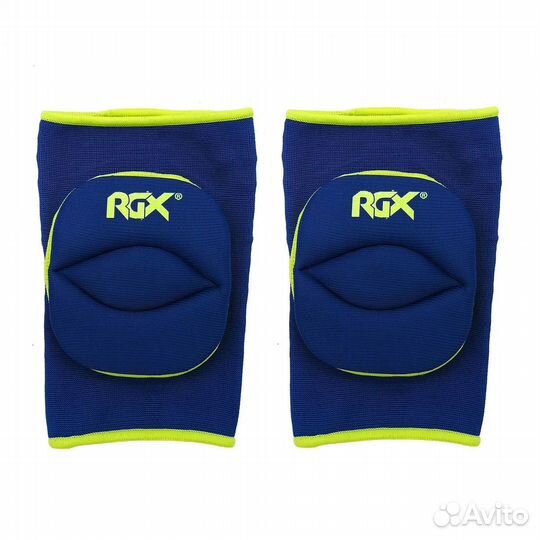 Наколенники волейбольные RGX-8745 Blue/Lime (M)
