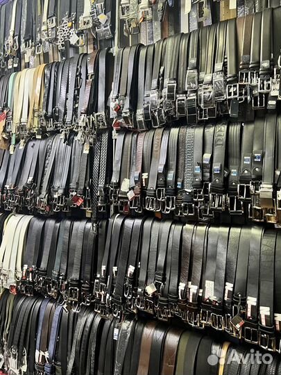 Мужской кожаный ремень