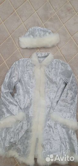 Костюм снегурочки детский 134