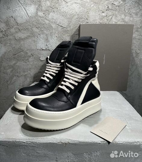 Rick Owens Geobasket Mega Bumper Sneakers