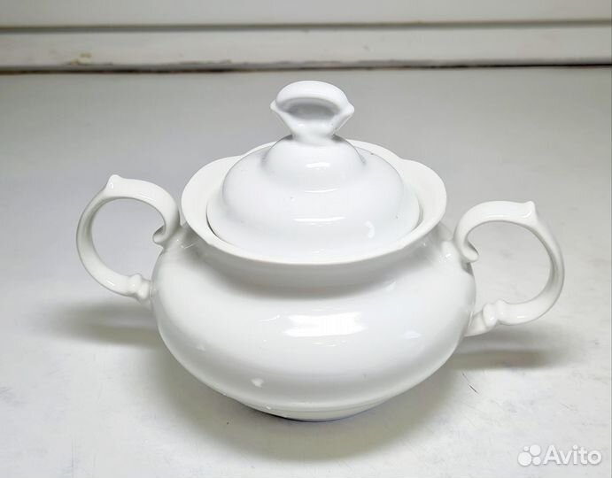 Хайтинский фарфор СССР заварник и сахарница