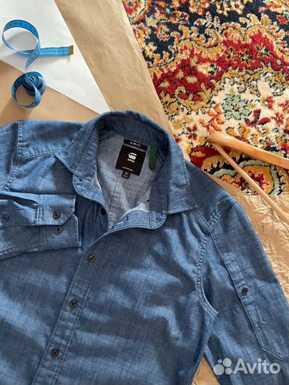 G-Star RAW Denim джинсовая рубашка оригинал