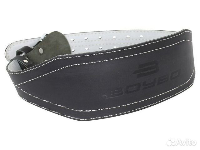 Пояс т/а BoyBo *legend*кожа черный XXL