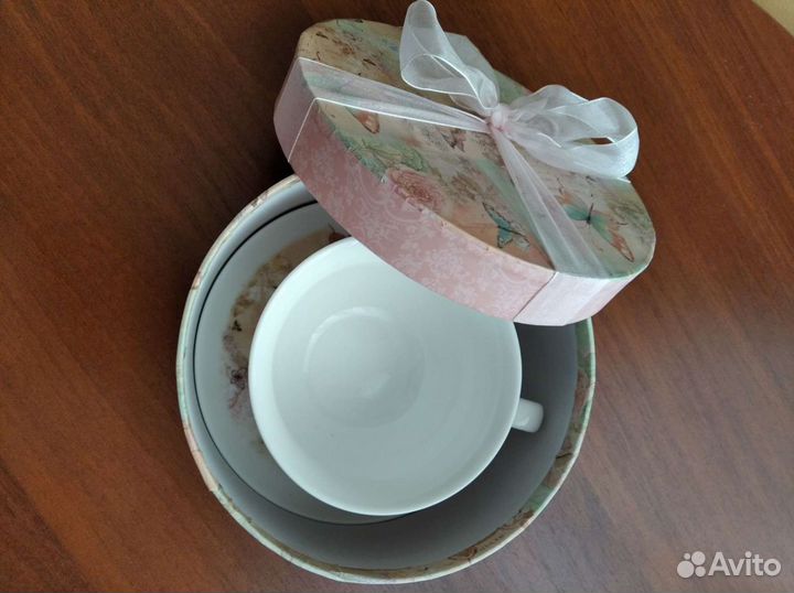 Подарочная кофейная пара (фарфор)