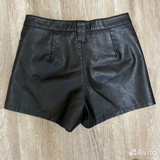 Шорты кожанные