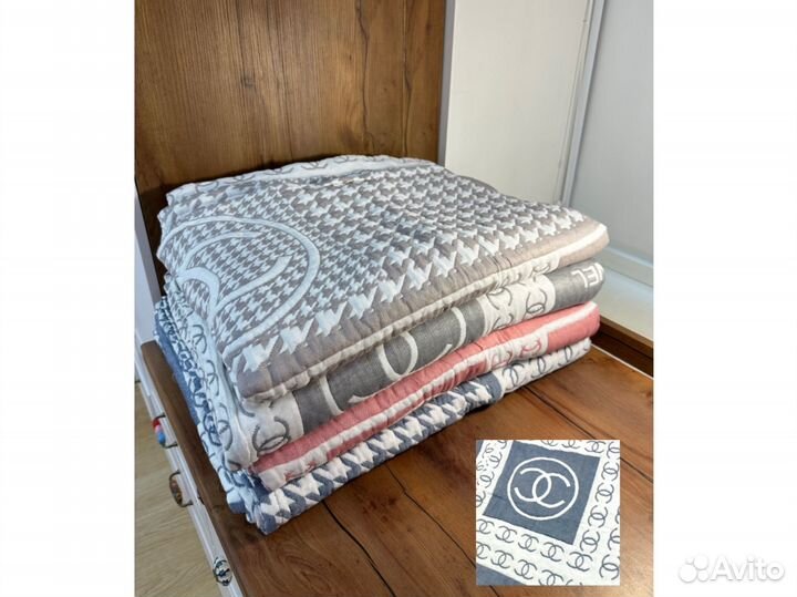 Плед покрывало хлопковое 200 230 см