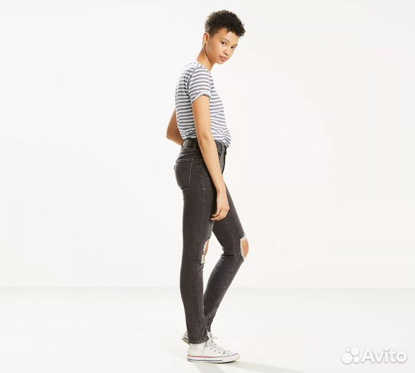 Джинсы levis 721 high rise skinny 27/30