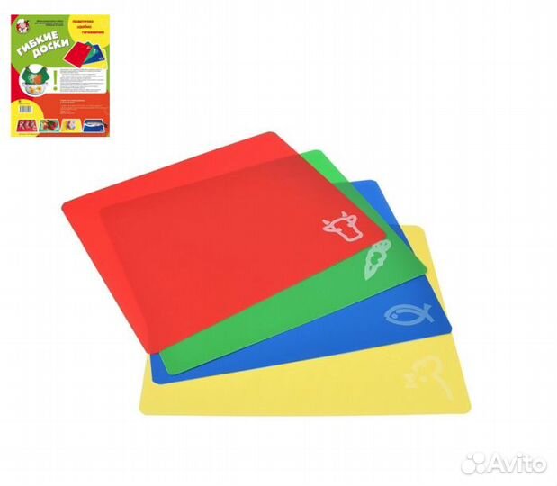 Набор досок разделочных Гибкие /4шт/ кк