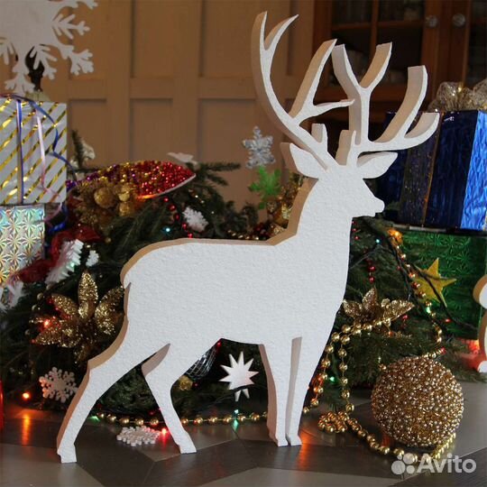 Новогодние фигуры из пенопласта