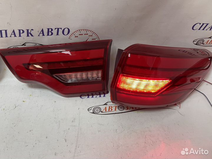 Стопы тюнинг Toyota Highlander 50 13-20 LED красн