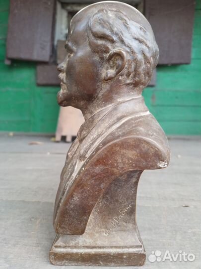 Бюст ленина 1958 год бронза