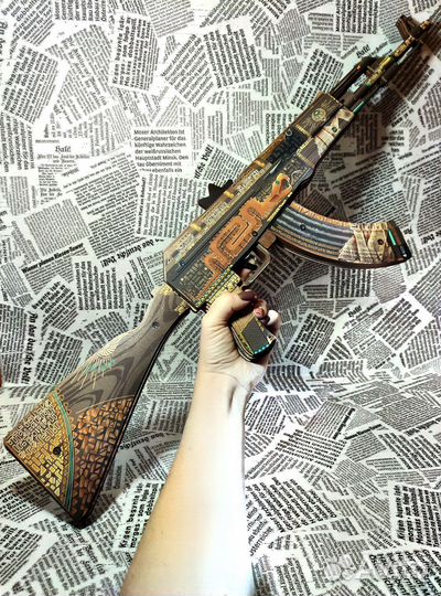 Игрушечный автомат Ак47 из Standoff