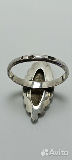 Серебряное винтажное кольцо СССР