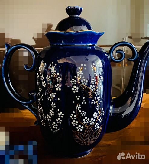 Сервиз кобальт Брoнницкий завод, kahla