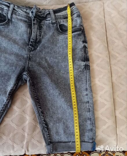 Шорты Cropp джинсовые стрейч зауженные 46-48