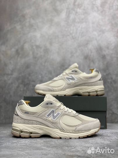 Кроссовки New Balance 2002 R Blue/ Beige ориг.кач