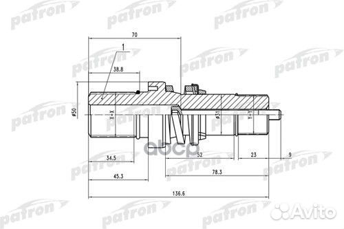 Вал приводной внутреннего шруса от кпп прав, VW