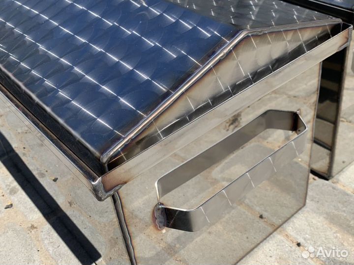 Коптильня из нержавейки толстостенная