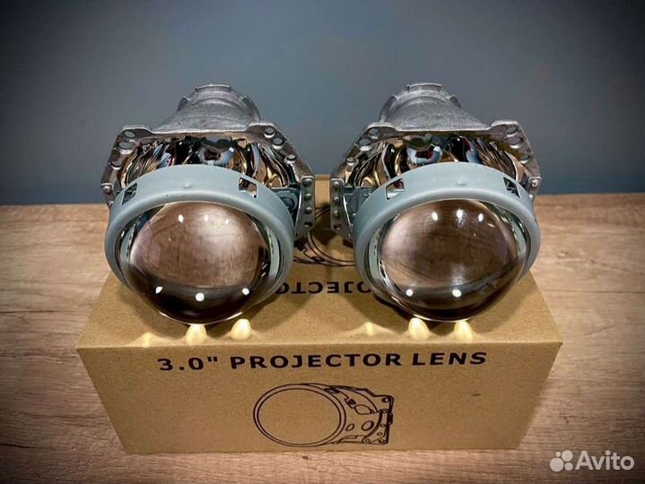 Комплект Би-ксеноновых линз Hella 3 Clear Lense