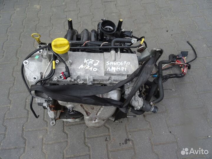 Двигатель K7J 1.4 MPI Renault Logan Clio Kangoo