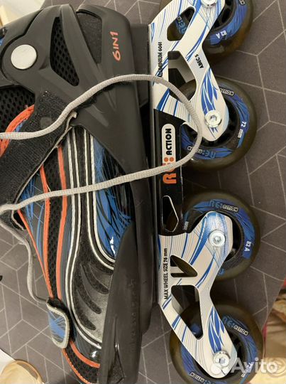 Роликовые коньки размер 36-41