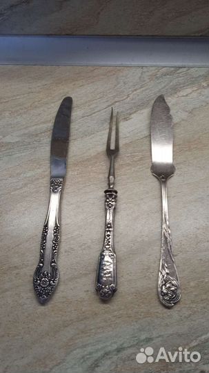 Нож, вилка, лопатка