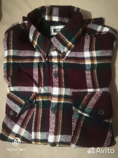 Теплая рубашка мужская. Новая 50-52