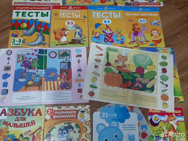 Развивающие пособия для детей 2-3г