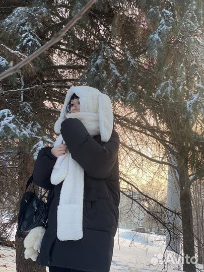 Шапка шарф с ушками