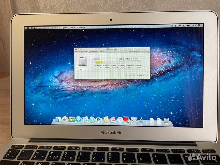 Apple macbook air 11 mid 2011