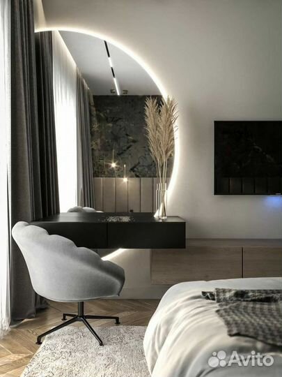 Гримерное зеркало с подсветкой