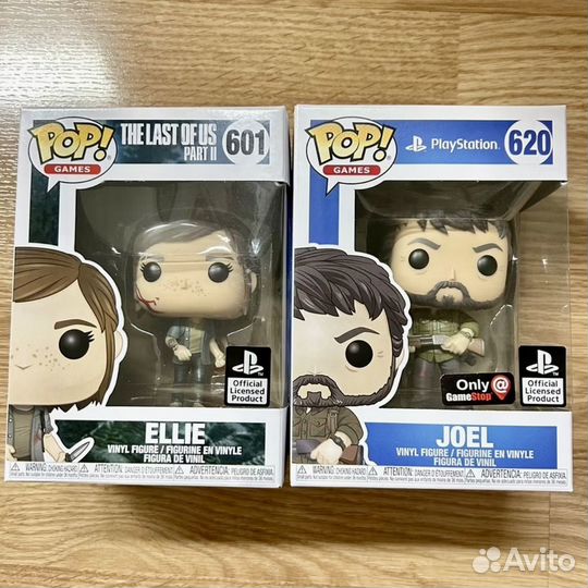Funko Pop (Joel, Ellie, Clicker). Оригинал