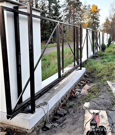 Откатные ворота от производителя под ключ