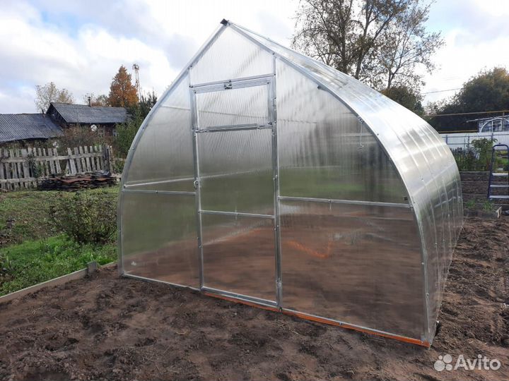 Теплица двойная дуга