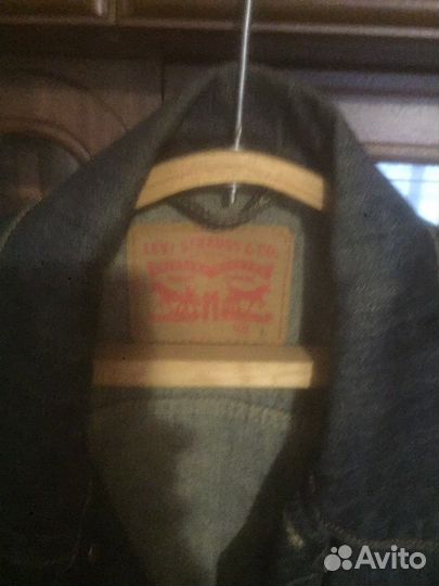 Джинсовая куртка мужская levis размер l