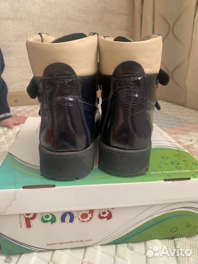 Ботинки демисезонные для девочки 35 размер