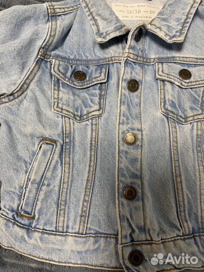 Джинсовая куртка zara 86
